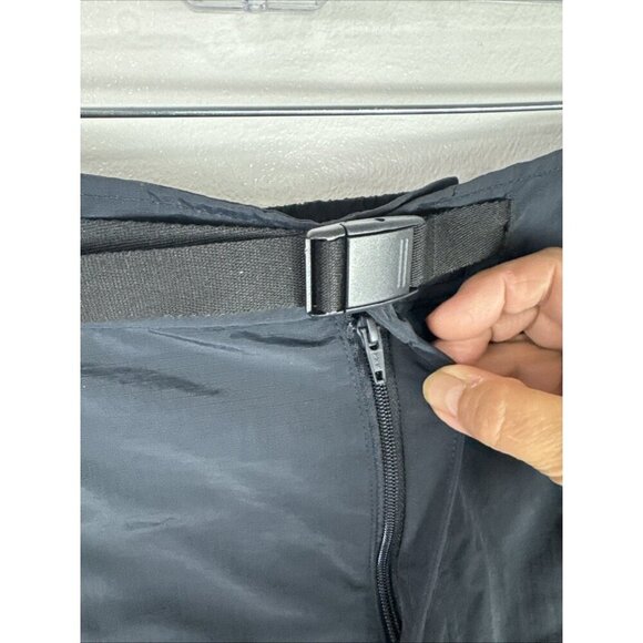 Eddie Bauer Men's L Ripstop Tech Short Black Nylon Belt NWT Inseam 7.75" UPF 50+ - Picture 5 of 16